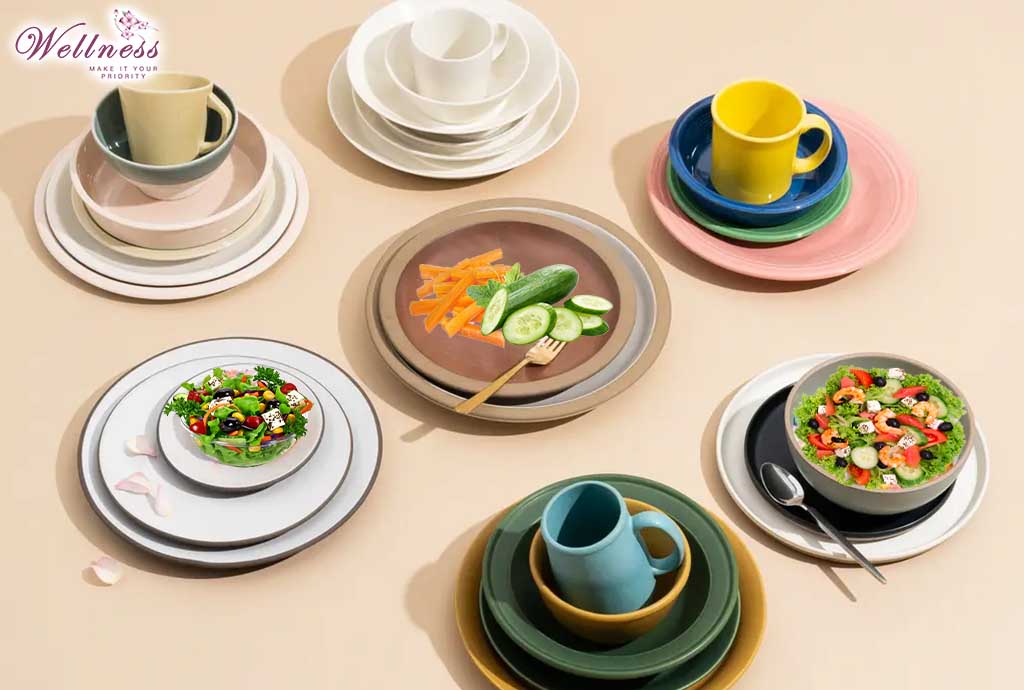 Use Small and Color-Contrasting Dinnerware
