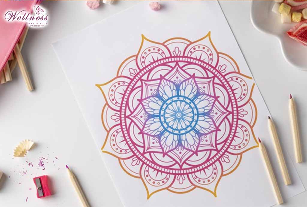 Color a Mandala Art for Self-Expression